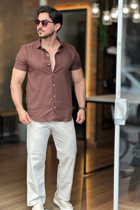 Camisa Marrom Oxing