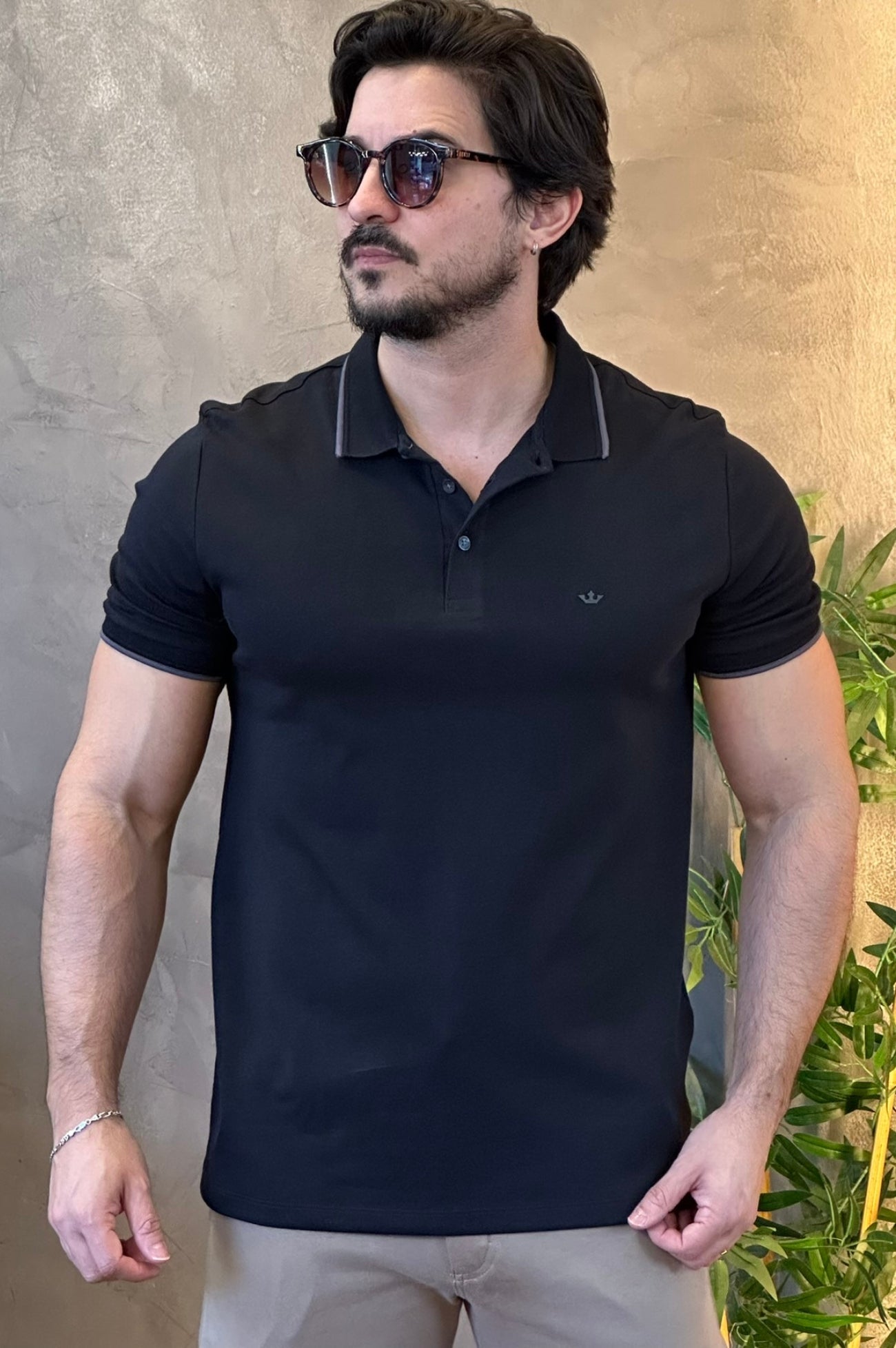 Polo com Elastano Docthos