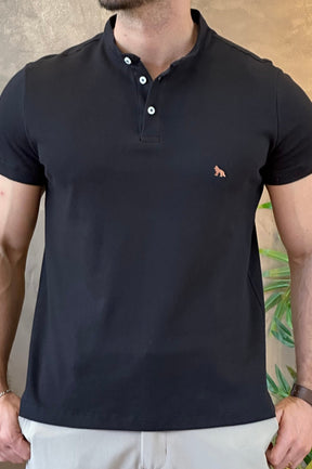 Polo Gola Padre Preta Acostamento