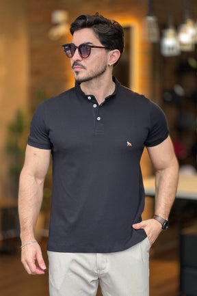 Polo Gola Padre Preta Acostamento