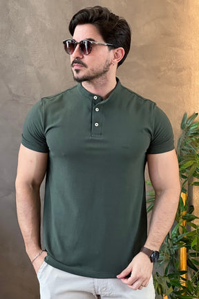 Polo Casual Verde Nativo Acostamento
