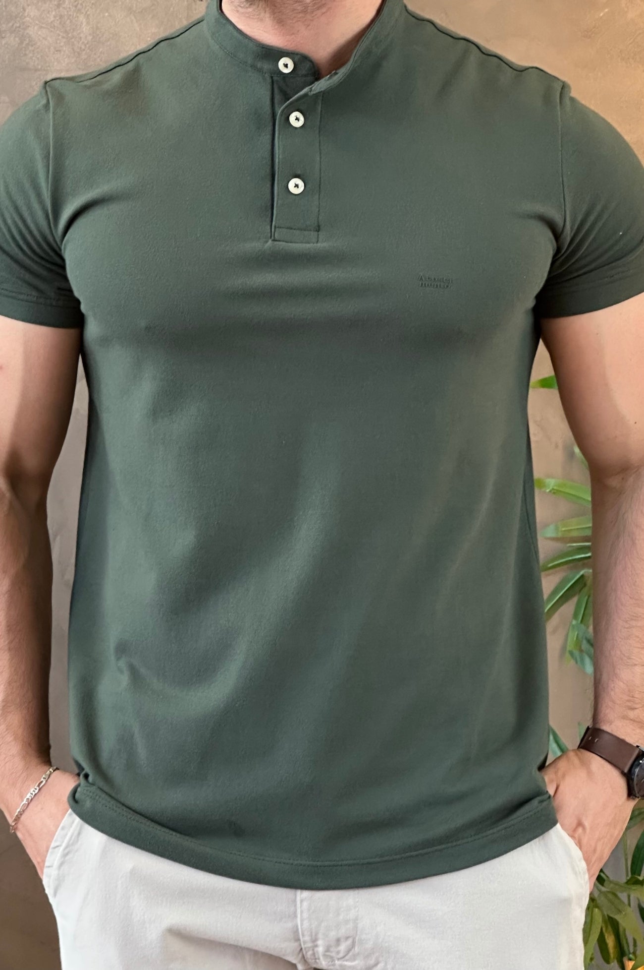 Polo Casual Verde Nativo Acostamento
