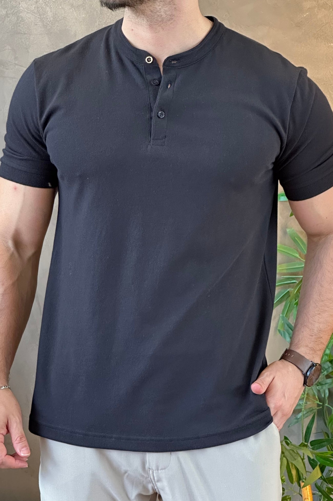 Polo Gola Padre Preta Ankor