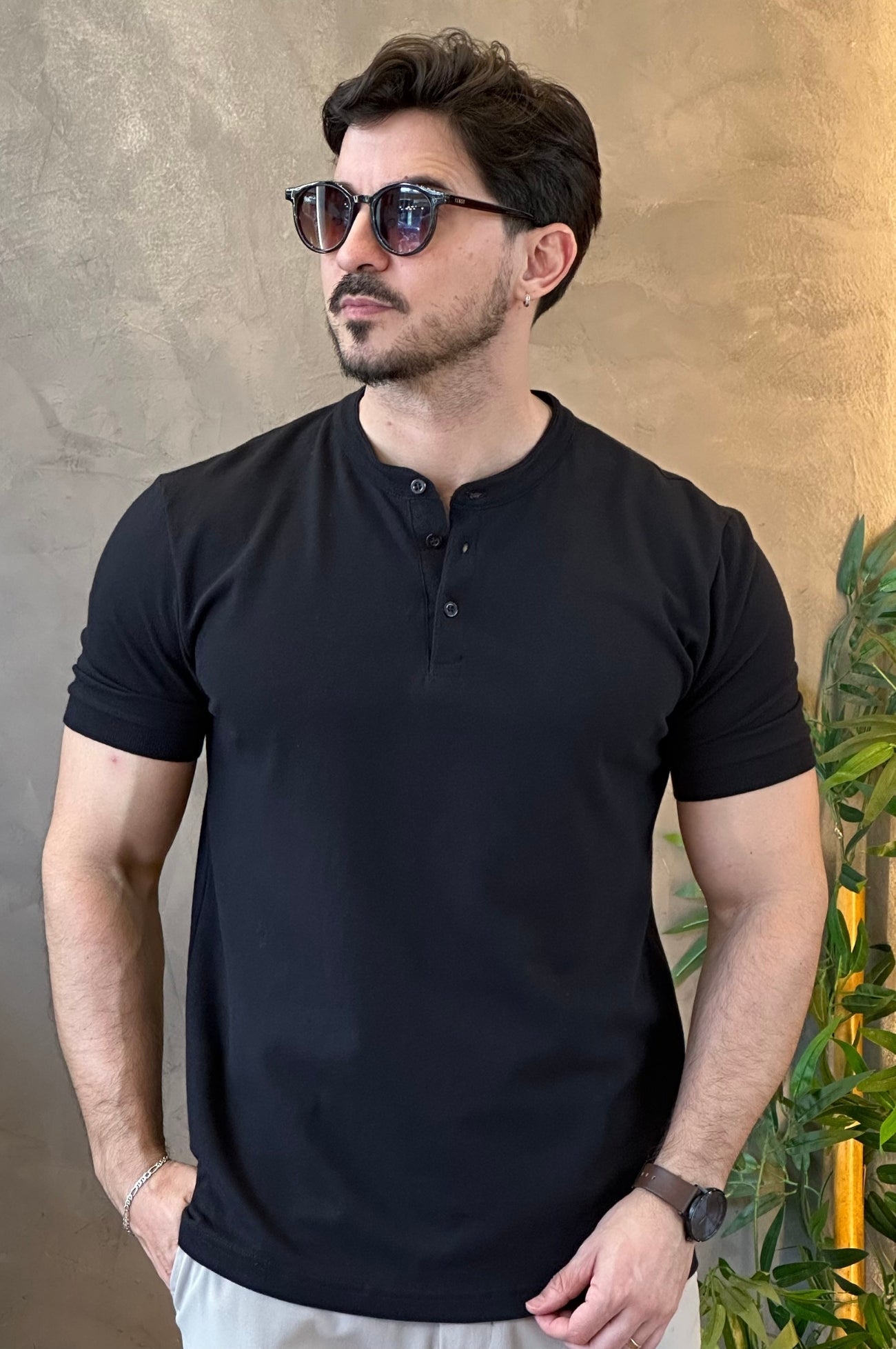 Polo Gola Padre Preta Ankor