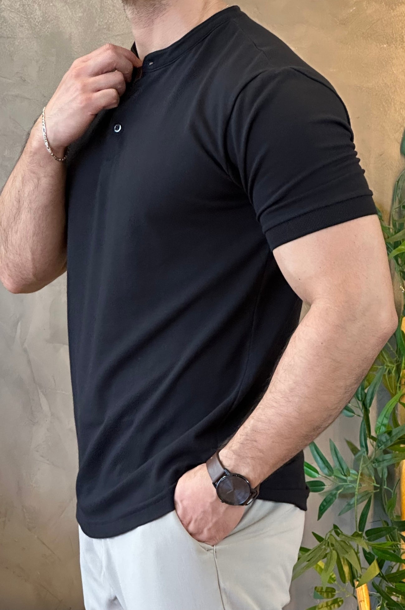 Polo Gola Padre Preta Ankor