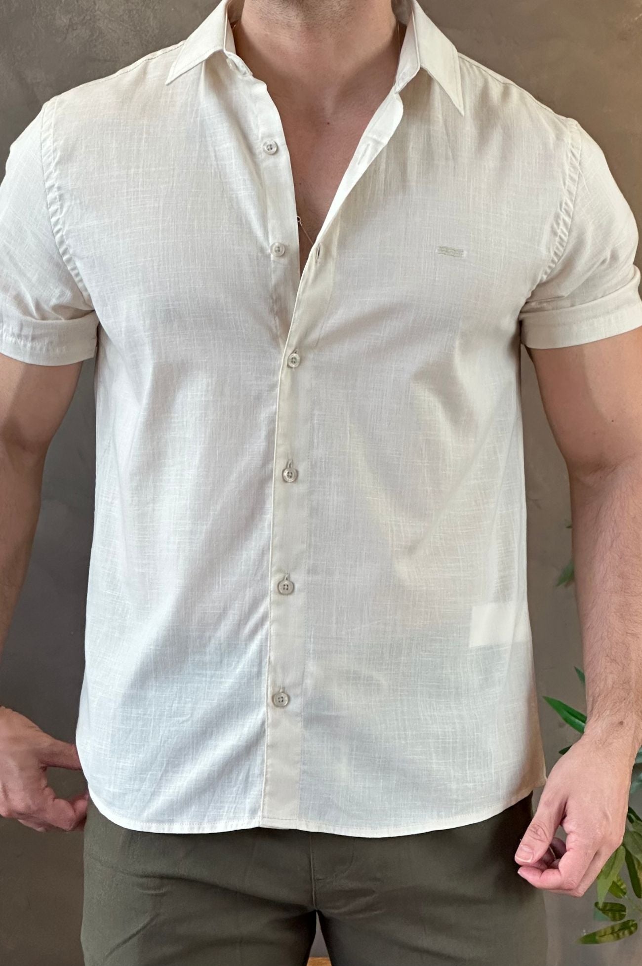 Camisa Flame Areia King&Joe