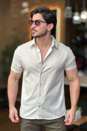 Camisa Flame Areia King&Joe