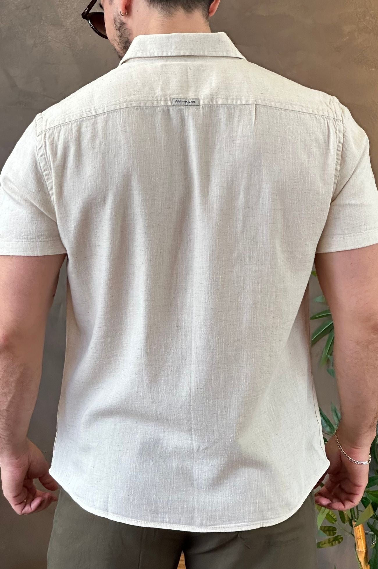 Camisa Linho Off White King&Joe