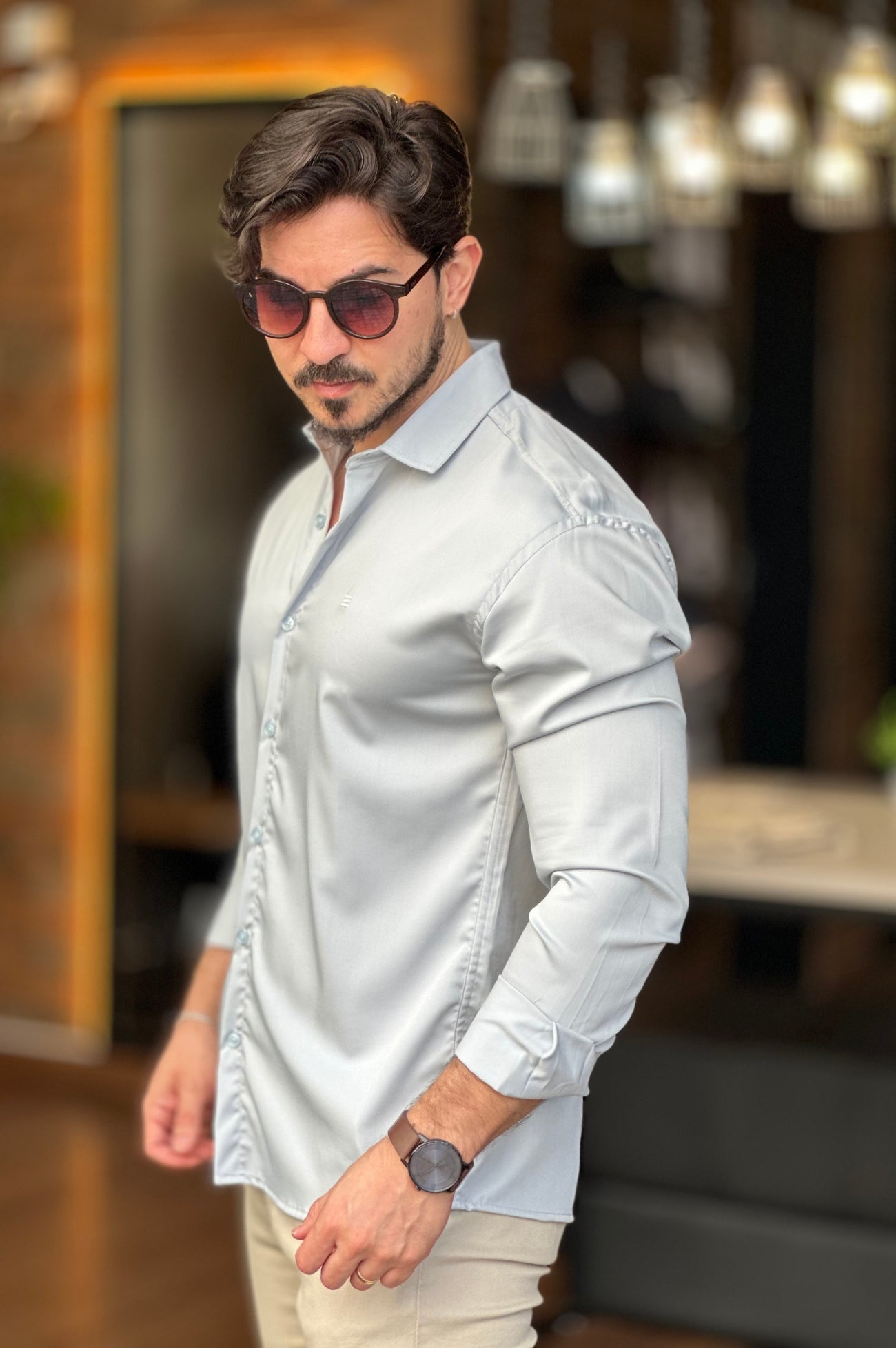 Camisa Social Slim Fit Happen