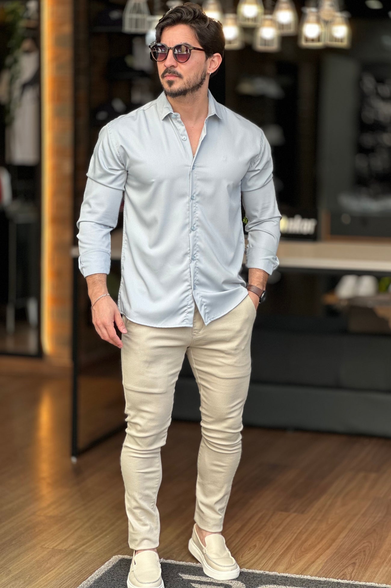 Camisa Social Slim Fit Happen