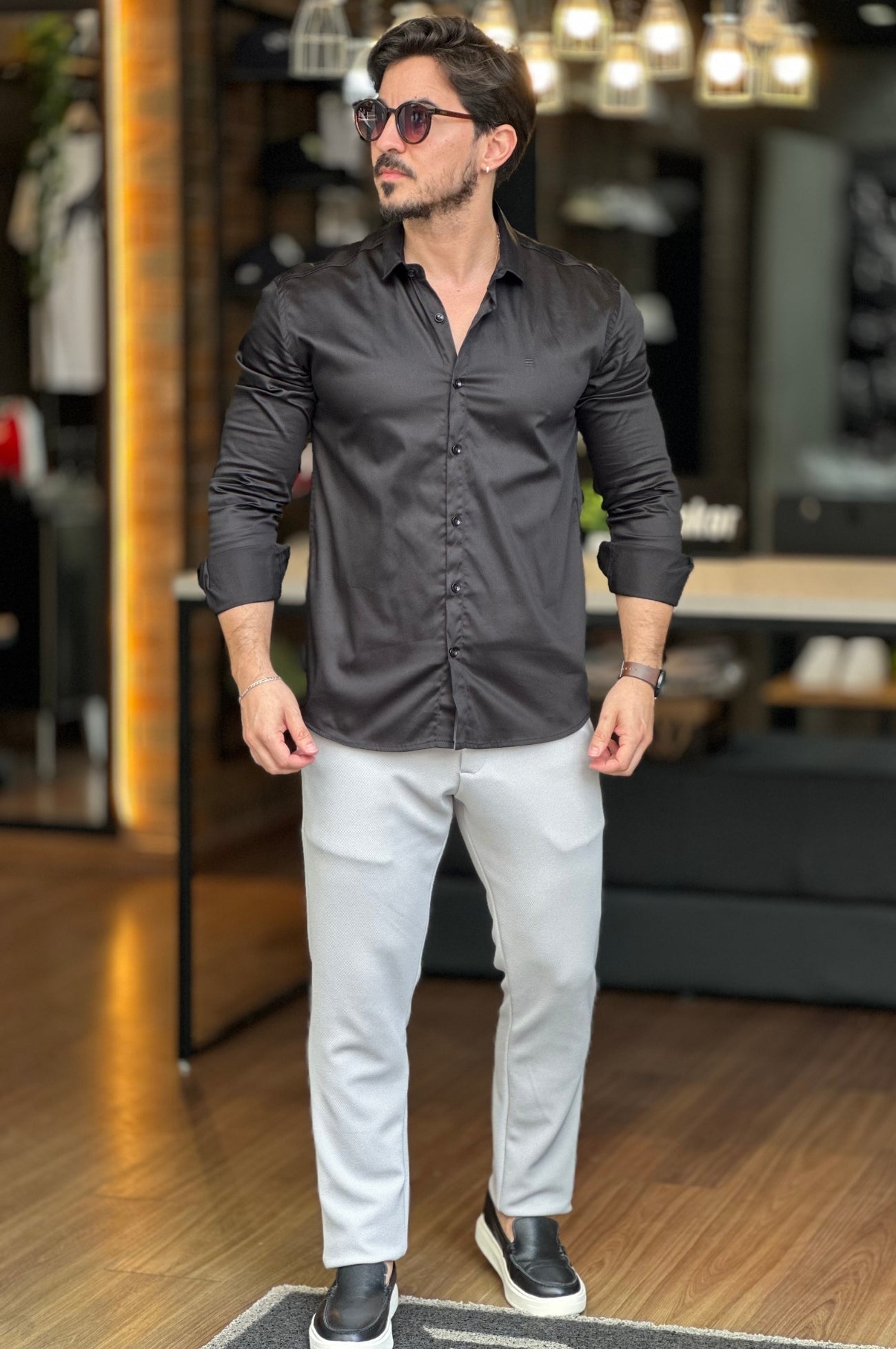 Camisa Social Slim Fit Happen