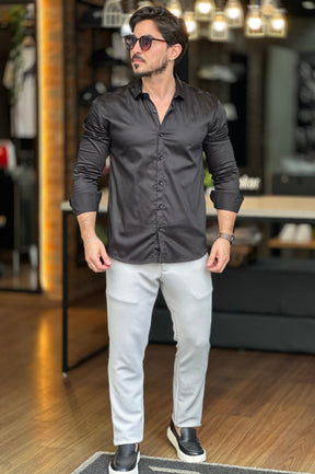 Camisa Social Slim Fit Happen