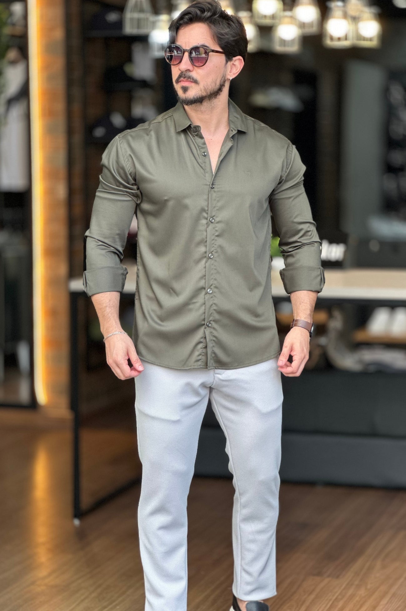 Camisa Social Slim Fit Happen