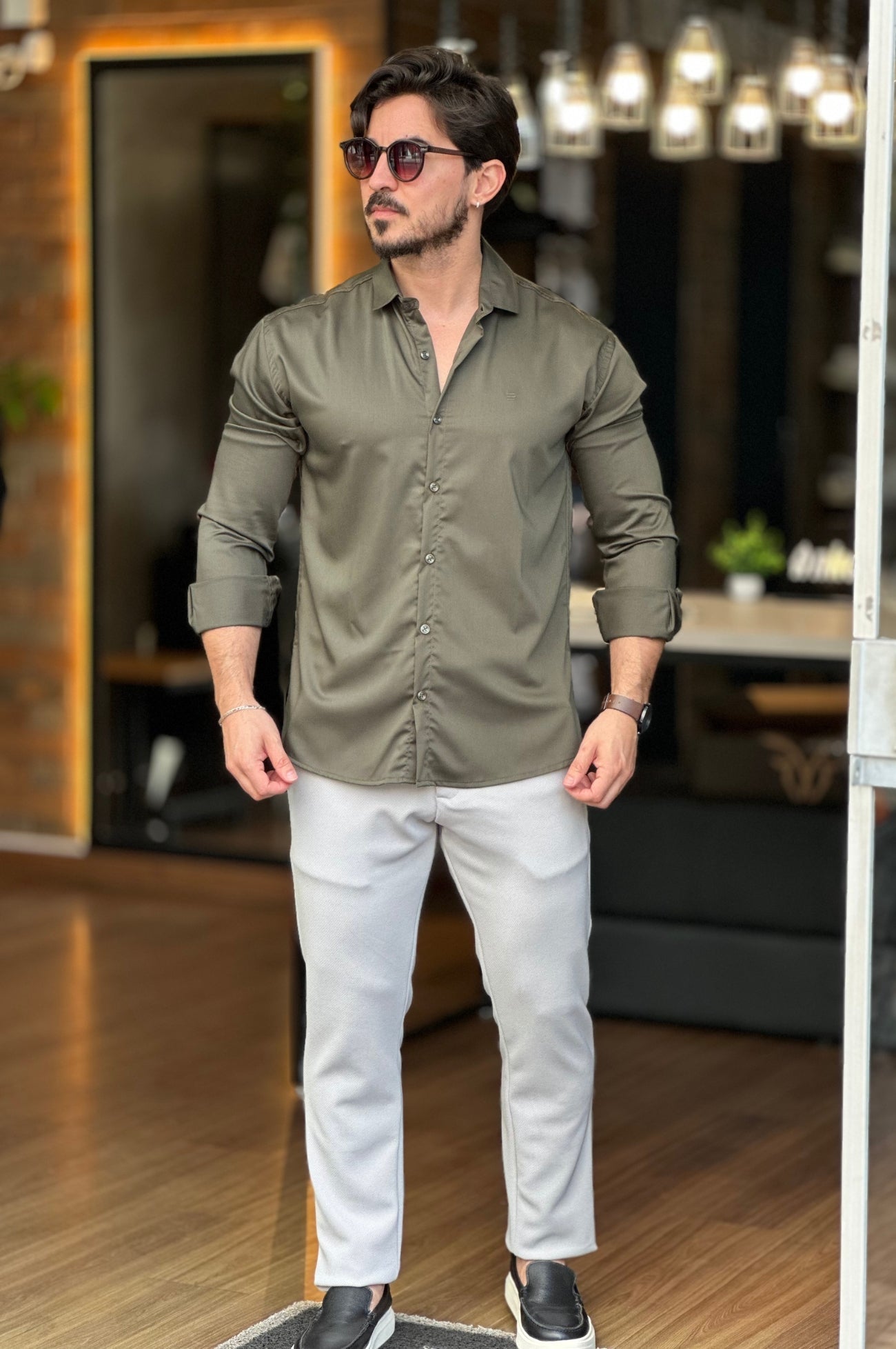 Camisa Social Slim Fit Happen