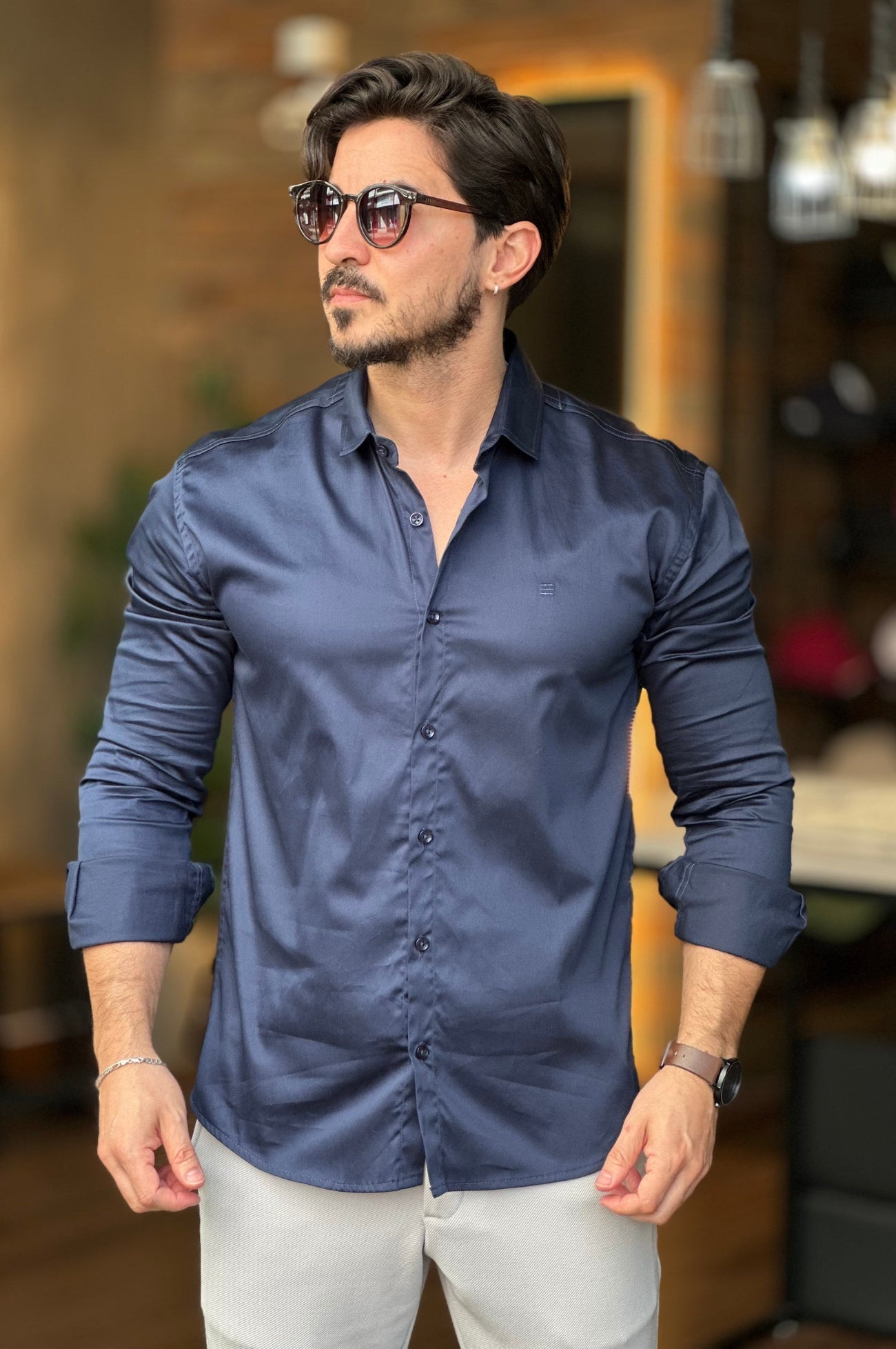 Camisa Social Slim Fit Happen