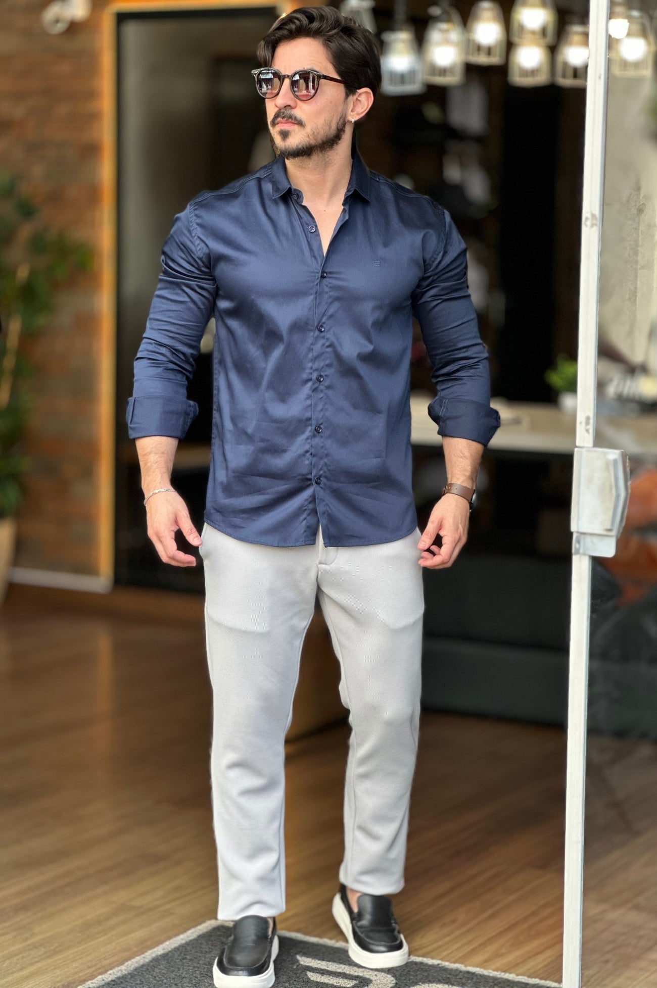 Camisa Social Slim Fit Happen