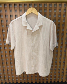 Camisa manga curta em Linho ( Padrão Zara)