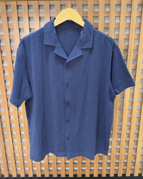 Camisa manga curta em Linho ( Padrão Zara)