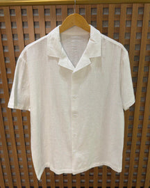 Camisa manga curta em Linho ( Padrão Zara)